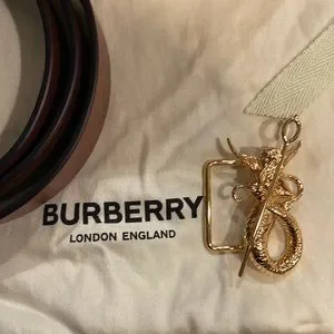 Burberry | Accessories | Reversible Black Gold Mythical  display picture 1